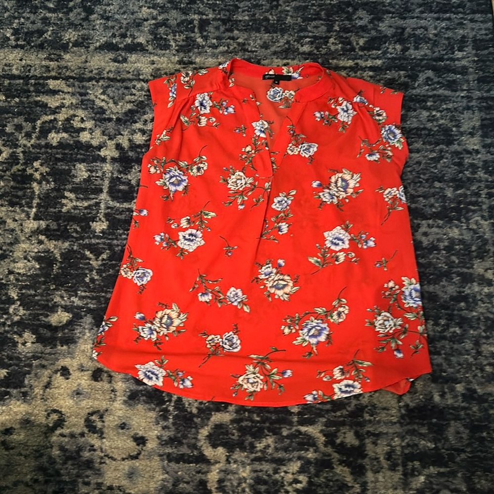 Gibson blouse size Medium multicolored